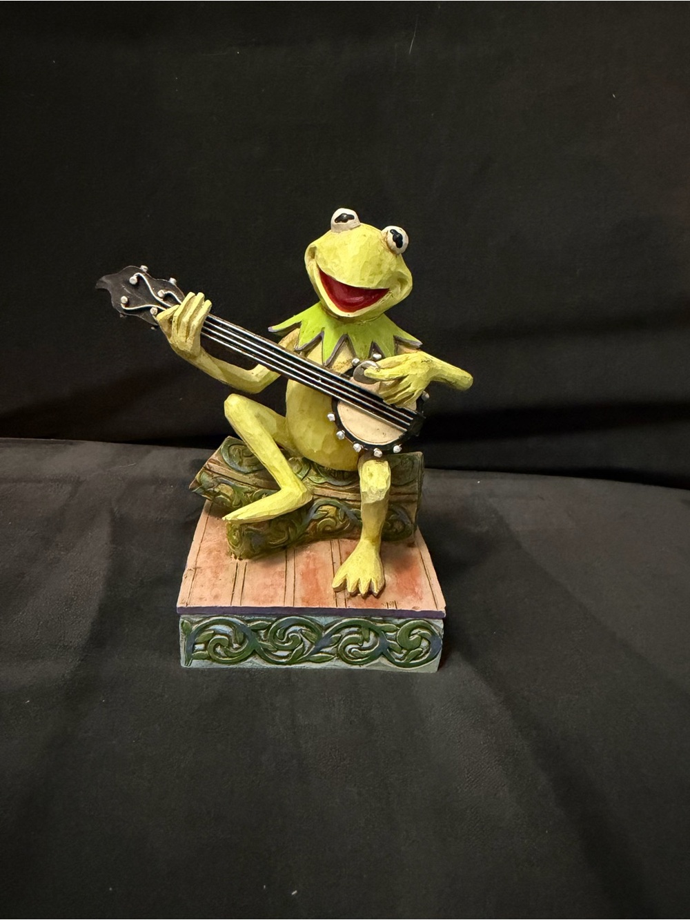 Vintage Kermit the frog with Banjo Decorative Figurine